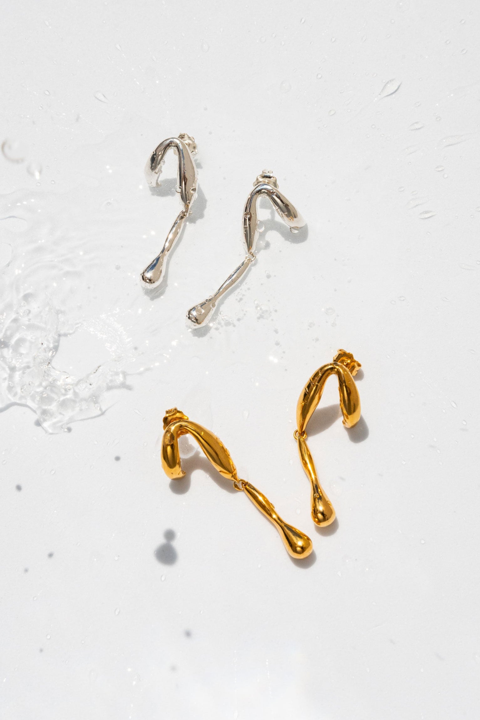 SALTED DROPS EARRINGS LONG