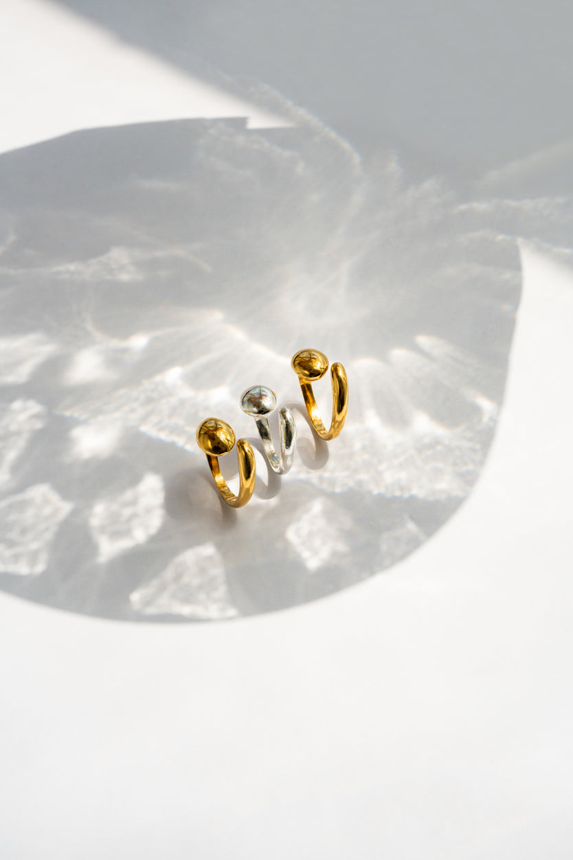 SALTED DROPS RING OPEN