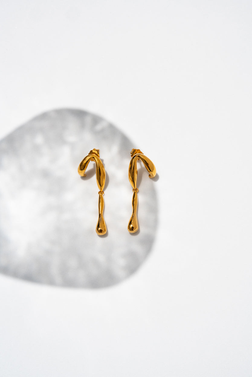 SALTED DROPS EARRINGS LONG