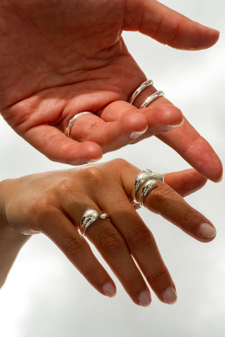 SALTED DROPS RING OPEN