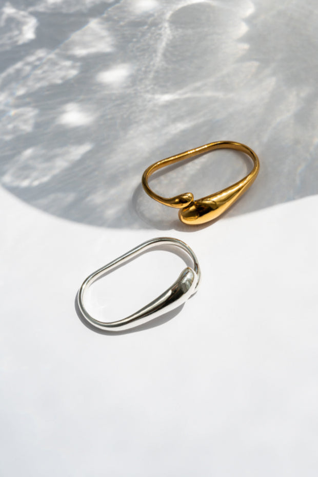 SALTED DROPS RING DOUBLE