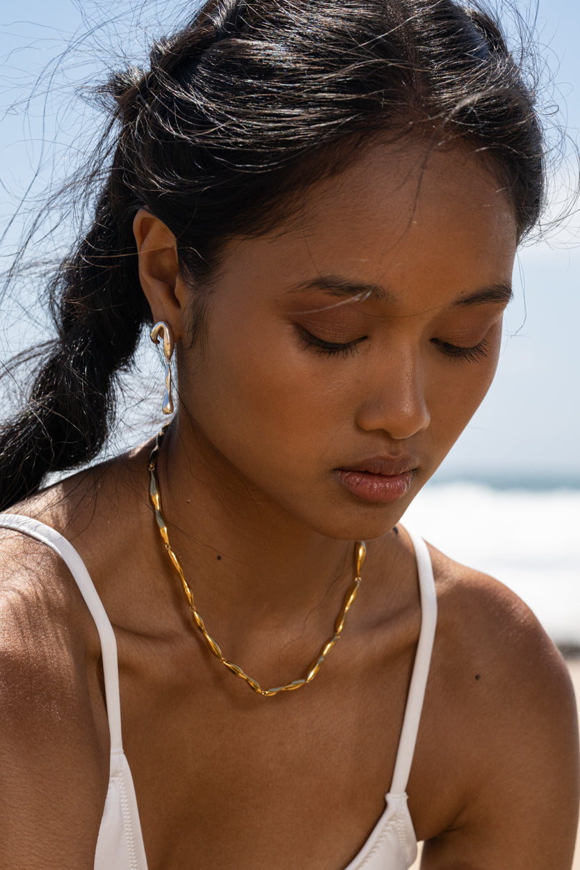 SALTED DROPS EARRINGS LONG