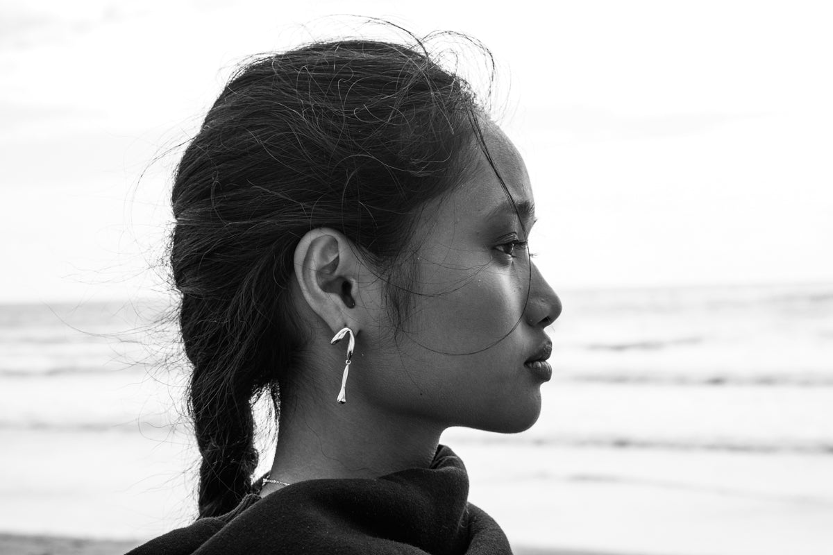 SALTED DROPS EARRINGS LONG