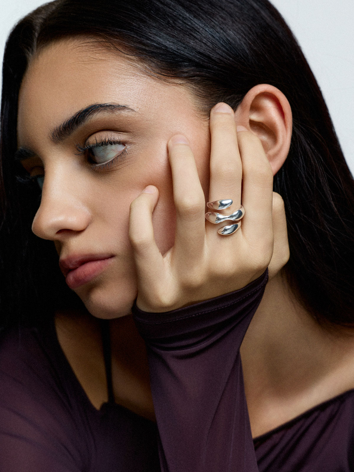 SALTED DROPS RING LARGE